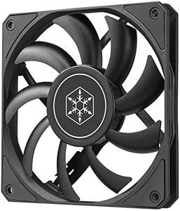 Silverstone Air Slimmer 120, Enhanced Performance 120mm Slim Fan with Full-Range PWM, SST-AS120B