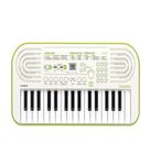 Casio SA-50 32 Mini-Keys Keyboard in White and Green and Rhythm Warriors animated online lessons