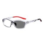 HELES Oversize Sport Ultra Light TR90 Full Rim Photochromic Grey Reading Glasses Single Vision Outdoor Sunglasses Readers -Grey||+1.25 Strength