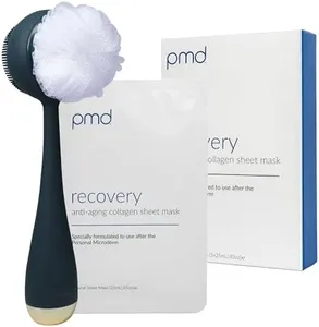 PMD Clean Body - Smart Body Cleansing Device with Silicone Brush & Three Interchangeable Attachments - Waterproof - SonicGlow Vibration - Cleanse, Exfoliate, & Massage Body