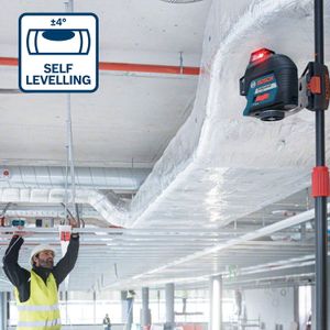 Bosch 3-Plane Laser Level – GLL 3-80 Self-Leveling Cross Line Tool