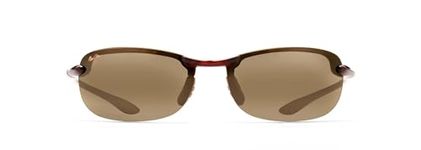 Maui Jim Women's Polarized Makaha H405-10 Tortoiseshell Wrap Sunglasses