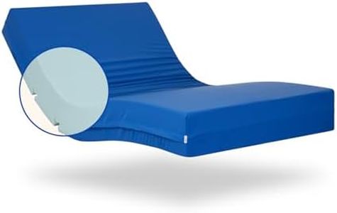 Geriafy - Matelas Professionnal HR Haute Résilience de 15 cm d'épaisseur | Housse Imperméable | Convient pour lits électriques (90x190 cm)