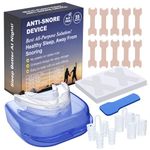 Snoring Aids for Men and Women, 25 PCS Comfortable and Effective Anti Snoring Devices, Anti Snore Mouth Guard, Reduce Snoring and Assist Sleep