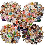 250PCS Cute Animal Stickers for Kids,Sticker Packs for Laptop Water Bottles for Hydro Flask Skateboard Computer Phone,Waterproof Vinyl Stickers for Kids Teens Adults