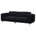 Soferia Replacement Compatible Cover for Nockeby 3-Seat Sofa, fabric Elegance Dark Grey