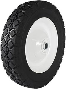 Stens 185-025 Steel Ball Bearing Wheel Wheel Size 8x1.75 Tread Diamond Hub Offset 1 3/8' Bore Size 1/2' Steel Material for Mowers