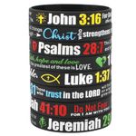 kilofly 8-Pack Christian Bible Verse Silicone Wristbands Scripture Bracelets, Love