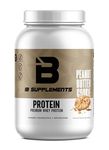 Iron Brothers Supplements - Premium Whey Casein Blend Protein Powder | 100% Pure Whey Isolate BCAA Muscle Growth, Performance & Recovery | Whey Protein Powder Peanut Butter - Gluten-Free, 27 Servings