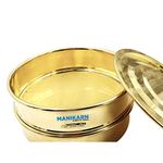 MANIKARN Brass Frame 8 inch (Diameter 200 mm) LID with Receiver Set