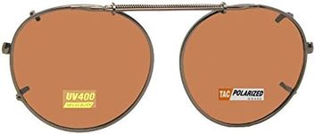 Semi Round Polarized Clip On Sungla