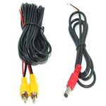 Auto Wayfeng WF® 20 Meters RCA Video Cable with Power Line for Car Parking Rearview Rear View Camera Connect Car Monitor DVD Trigger Cable