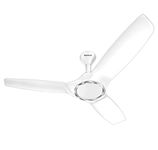 Havells 1250mm Stealth Underlight Ceiling Fan | Remote Controlled, Aerodynamic blades for silent operation, High Air Delivery | Embedded Color Changeable LED, Dust Resistant | (Pack of 1, Pearl White)