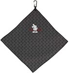 Team Effort T0539619 Disney Mickey Mouse Golf 15"x15" Grey Microfiber Towel, Multicolor