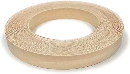 Edge Supply Birch 3/4" X 50' Roll, Wood Veneer Edge Banding Preglued, Iron on with Hot Melt Adhesive, Flexible Wood Tape Sanded to Perfection. Easy Application, Made in USA.