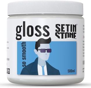 SETINSTONE Gloss Varnish Water-Based Sealer Clear Coat - Non-Toxic, Waterproof, Stain-Resistant, with Anti-Yellowing UV Protection, for Eco Resin, Cement, Plaster | Glaze, Top Coat, 16oz