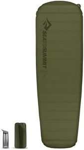 Sea to Summit - Camp Plus Self Inflating Isomatte Large - Dicke & warme Schlafmatte - Reparatur-Kit & Pillow Lock-System - 4 Jahreszeiten - Camping - 198 x 64cm - Green - 1185g