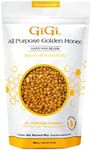 GiGi Hard Wax Beads, Golden Honee All Purpose Hair Removal Wax, no strip needed, 14 oz