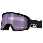 Giro Blok Ski Goggles - Snowboard Goggles for Men & Youth - Black Wordmark Strap with Vivid Apex Lens