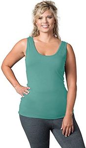 Soybu Women's Lola Tank Top, Watercress, 2X