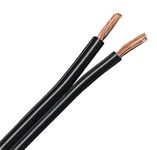 QED Classic 79 Strand Oxygen Free Copper (OFC) Profile Speaker Cable for Hi-Fi and Home Cinema Installations (5 metres, Black)