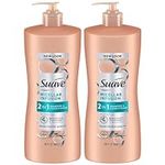 Suave Shampoo and Conditioner 2 in 1 - Micellar Infusion for all Hair Types, Smoothing Shampoo and Conditioner, 28 Oz Ea (Pack of 2)