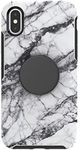 OtterBox + Pop Symmetry Series Case for iPhone X/XS (ONLY) Non-Retail Packaging - White Marble