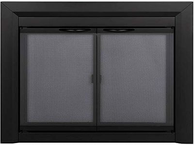 Pleasant Hearth Carlisle Fireplace Glass Door, Small (CL-3000)