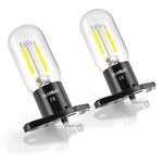 Bonlux 3W Z187 Microwave Led Bulb,5000k Cold White Vertical Right T170 Base 3W Oven Filament LED Lamp,25W Oven Bulb Fit for Samsung, Panasonic Microwave Oven,AC220-240V