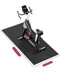 HAPBEAR Exercise Equipment Mat-72" x 36"x1/4" (183 x 92cm×6mm), Treadmill Mat, Exercise Bike Mat, Heavy-Duty Floor Protector, Non-slip, Noise Reduction, Waterproof.