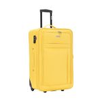 Skylark 26" Medium Suitcase Super Lightweight Expandable Combination Lock 2 Wheel Soft Shell Hold Check in Luggage for 15 to 20kg