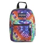 JanSport Big Break Insulated Lunch Bag - Small Soft-Sided Cooler Ideal for Class, Work, or Meal Prep, Red Hippie Days