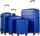 Coolife Luggage 4 Piece Set Suitcas