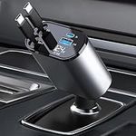 Retractable Car Charger with 100W, 