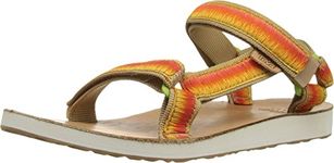 Teva Women's Original Universal Ombre Leather Sports and Outdoor Lifestyle Sandal, Orange (Tan), 8 UK (41 EU)