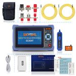 SKYSHL 1310nm/26dB+1550nm/24dB SM Fiber OTDR Tester (Built-in OPM+OLS+VFL+Event Map) 4.3inches Touch Screen OTDR Testing Compatible with SC+FC+ST+LC/UPC&APC Connector-SS304T-2A1