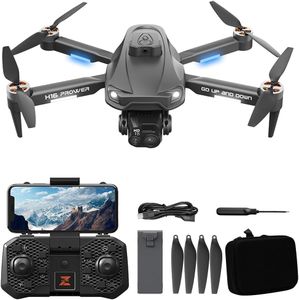 4k Drones with Cameras, TODAMU Mini Drone With screen on controller for Adults & Beginners, Foldable Brushless Motor FPV Quadcopter Drone, 4-Way Obstacle Avoidance Drone Professional, Infrared Night Vision, Long Distance Drones with Two Batteries, Intelligent follow-up, Hovering, Wind Resistance