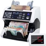 Jubula MV-500 Money Counting Machine That Value Counts Mixed banknotes | 11-Point Counterfeit Money Detector | Money Counter Machine | GBP EUR USD etc | Suitable for The New King Charles Notes