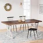 Tribesigns Farmhouse Dining Table f