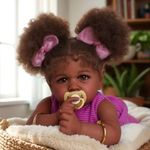 JIZHI Reborn Baby Dolls Black - 22 