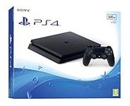 Sony CUH-2216A PlayStation 4 Slim 500GB Games Console Jet Black (Renewed)