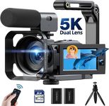 Video Camera Camcorder, 5K 56MP Dua