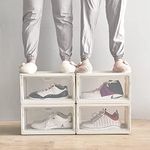 Shoe Storage Boxes,Pack of 6 Stacka