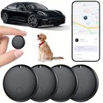 GPS Tracker Tag for Vehicles Work with for Android Find My Device, Car Tracker No Monthly Fee or Subscription, Global Coverage Mini Air Tracker Device for Kid Dog Cat Luggage Bike