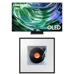 SAMSUNG 65-Inch OLED HDR Pro 4K S90D Smart TV + SAMSUNG Music Frame Wireless Speaker