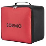 Amazon Brand - Solimo Nylon Underbed Foldable Storage Bag |Clothes Organiser - Small (Set Of 1, Red)