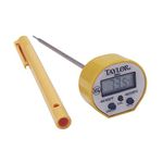 Taylor 9842FDA 5" Waterproof Digital Pocket Probe Thermometer, 1.5mm Diameter Probe