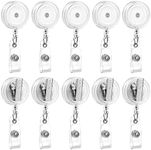 50 Pack Badge Reels Retractable wit