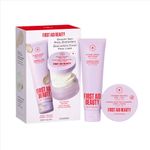 First Aid Beauty Smooth Skin Body Bestsellers Set, KP Bump Eraser Body Scrub + Ingrown Hair Pads, AHA Body Scrub and Razor Bump Pads, Keratosis Pilaris Treatment 2-Piece Gift Set, 28 ct, Unscented
