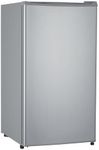 GarveeTech Compact Refrigerator With Freezer, 3.2 Cu.Ft Single Mini Refrigerator, Adjustable Thermostat Control, Reversible Doors, Mini Fridge Ideal for Bedroom, Apartment, Office, silver